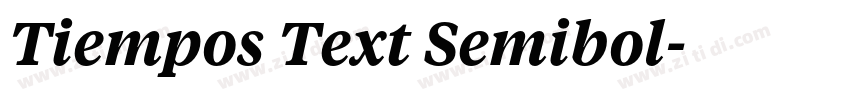 Tiempos Text Semibol字体转换 Tiempos Text Semibol字体转换